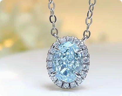 1.5 Carat Fresh Navy Blue Treasure Ring, Light Luxury And Niche