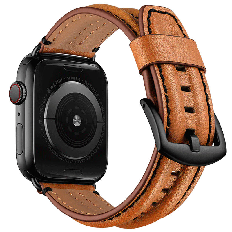 First Layer Cowhide Bamboo Leather Strap