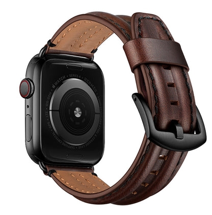 First Layer Cowhide Bamboo Leather Strap