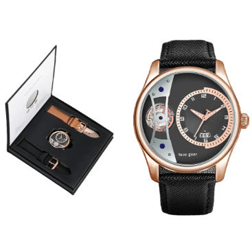 Simple Fashion Gift Box Business Trends Belt Men's Watch